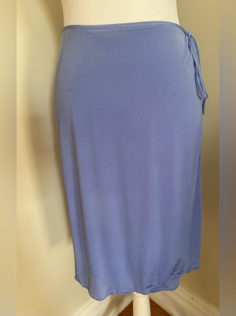 Authentic LA PERLA STUDIO vintage 90S blue beach skirt/pareo cover up size 48IT